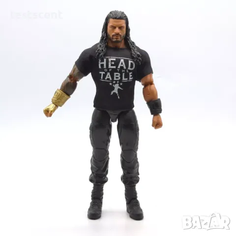 Екшън фигура WWE Roman Reigns Роман Рейнс ELITE SERIES Bloodline mattel figure елит, снимка 5 - Колекции - 48384867