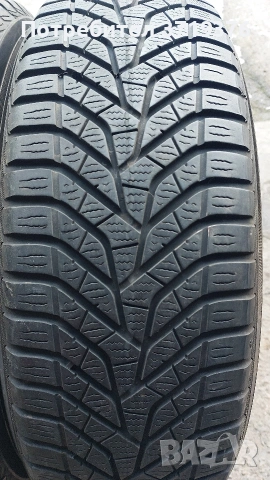 Зимни гуми 195 65 15 Yokohama BluEarth 2 броя , снимка 3 - Гуми и джанти - 53340350