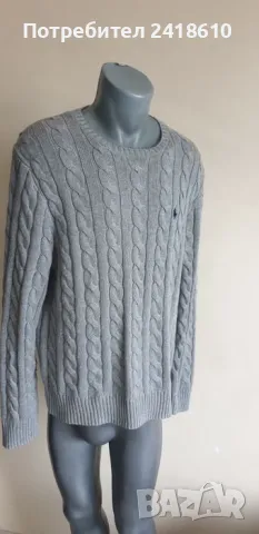 POLO Ralph Lauren Cable Cotton / Knit Mens Size M НОВО! ОРИГИНАЛ! Мъжки Пуловер!, снимка 2 - Пуловери - 48253386