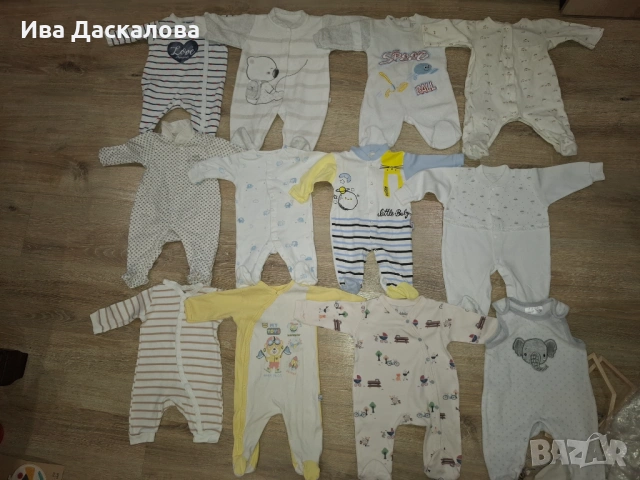 Бебешки ромпъри 0-3 месеца, снимка 3 - Бебешки гащеризони - 53892852