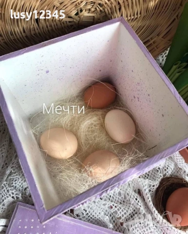 Кутия за бонбони, за сладки, за яйчица и какво ли още не…🐞🐓🪴🌷🌸🐝, снимка 4 - Декорация за дома - 53843005