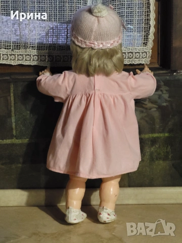 Антична кукла от композит 1940-50 г, 67 см., снимка 8 - Колекции - 54240299