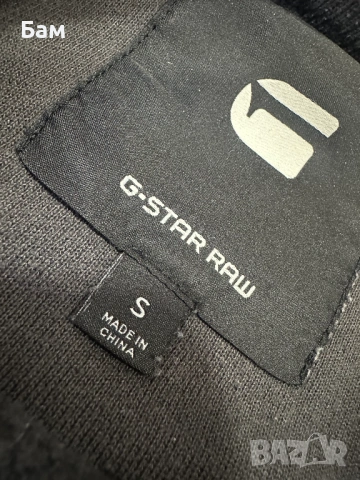 Оригинална мъжка блуза G-Star Raw Core LS Premium размер С, снимка 5 - Блузи - 53584346