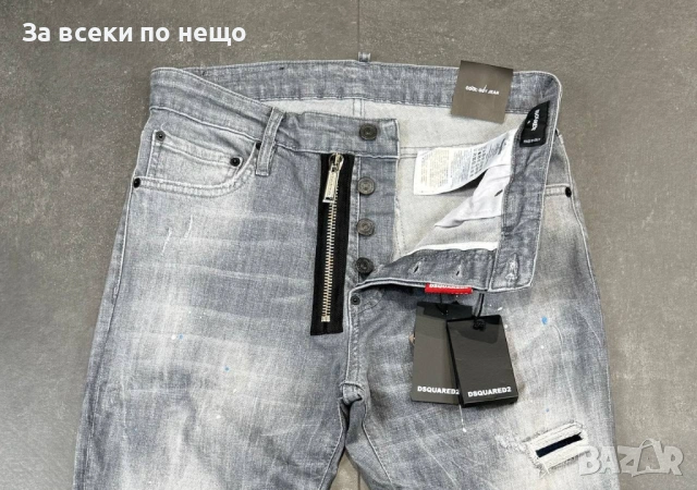 DSQUARED2 Мъжки Дънки С Накъсан Ефект Код Mens P.221, снимка 2 - Дънки - 53921983