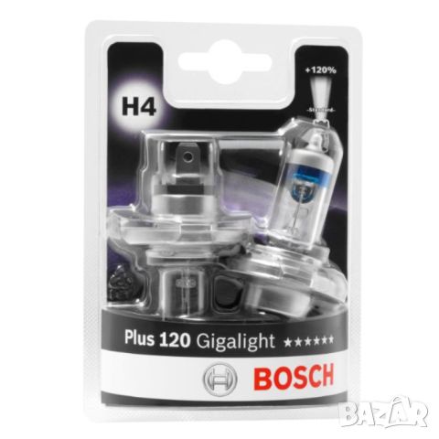 BOSCH H4 Gigalight Plus 120% халогенни крушки