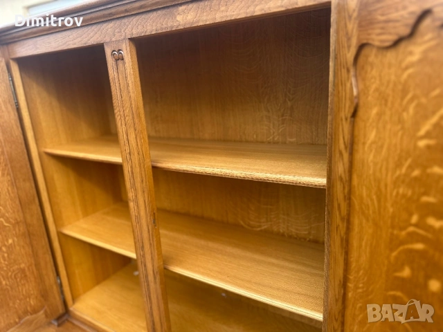 Голяма ретро холна секция с витрина, снимка 3 - Секции и витрини - 53958307