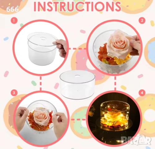 3 броя поставки за торти със светлинни, снимка 5 - Други стоки за дома - 54294701