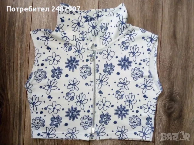 Къса дамска блуза, снимка 3 - Тениски - 49512962