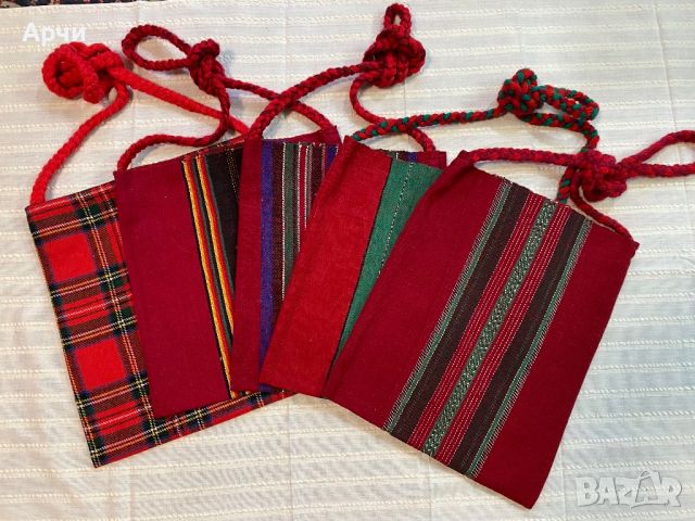 Памучни торбички от ръчно тъкани памучни платове, снимка 2 - Антикварни и старинни предмети - 46453608