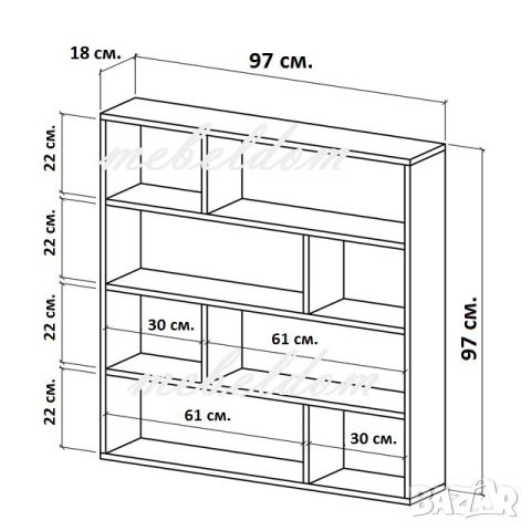 Етажерка за стена,полица,етажерки(код-0272), снимка 5 - Етажерки - 28488839