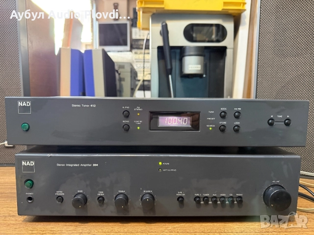 NAD 304 УСИЛВАТЕЛ и NAD 412 РАДИО, снимка 5 - Ресийвъри, усилватели, смесителни пултове - 52184904
