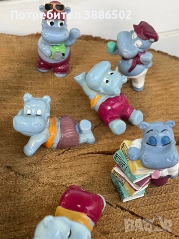 Стари фигурки шоколадови яйца хипопотами, снимка 2 - Колекции - 51574153