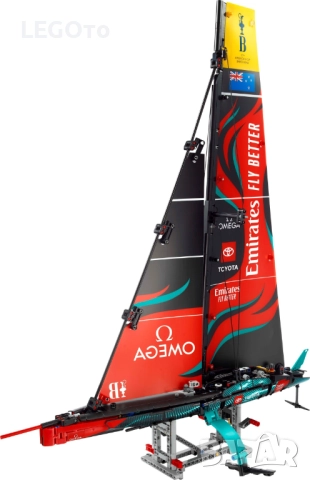 НОВО ЛЕГО 42174 Emirates Team AC75 Яхта LEGO 42174 TECHNIC Emirates Team New Zealand AC75 Yacht, снимка 3 - Конструктори - 52452287