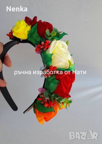 Диадеми и китки за калпак , снимка 9 - Аксесоари за коса - 52070227