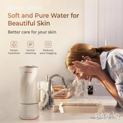 Waterdrop Skincare Face Washer BFC2 уред за нежно почистване на лице с микро-нано мехурчета, снимка 6 - Козметика за лице - 54176351