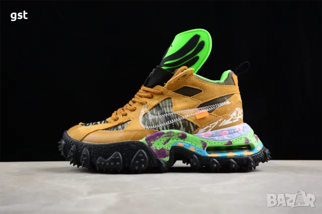 Уникални Редки Original version OFF-WHITE x Nike ACG Air Terra Forma Маратонки Кецове Дизайнерски, снимка 3 - Маратонки - 50257643