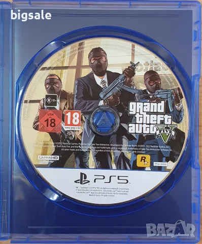 GTA 5 Grand Theft Auto V PS5 Playstation 5 Плейстейшън диск игра коли, снимка 3 - Игри за PlayStation - 47423511