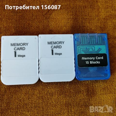 Playstation 1 PS1 memory card, снимка 1 - PlayStation конзоли - 46480834