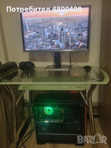 Геймърски настолен компютър. EVGA RTX 3070, Ryzen 7 3700x, MSI X470, 16GB DDR4, 750W, снимка 2 - Геймърски - 54232739