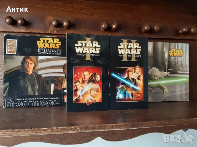 Видеокасети VHS Star Wars Невидима Заплаха Клонираните Атакуват, снимка 6 - Други жанрове - 48981311