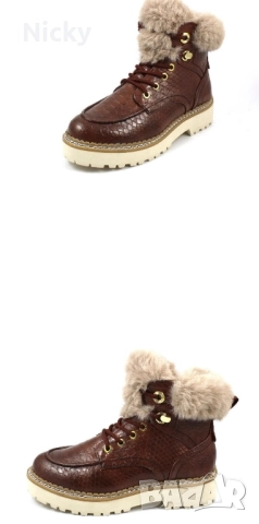 Зимни боти Tamaris, р-р 38, естествена кожа, снимка 2 - Дамски боти - 52516954