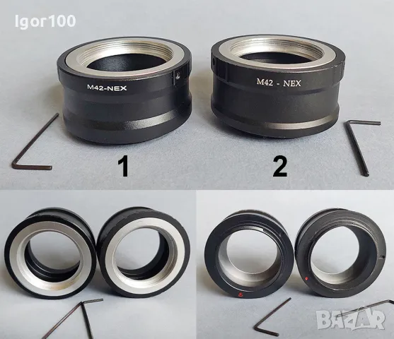 ПРЕХОДНИЦИ за SONY E-mount, снимка 3 - Чанти, стативи, аксесоари - 49972304