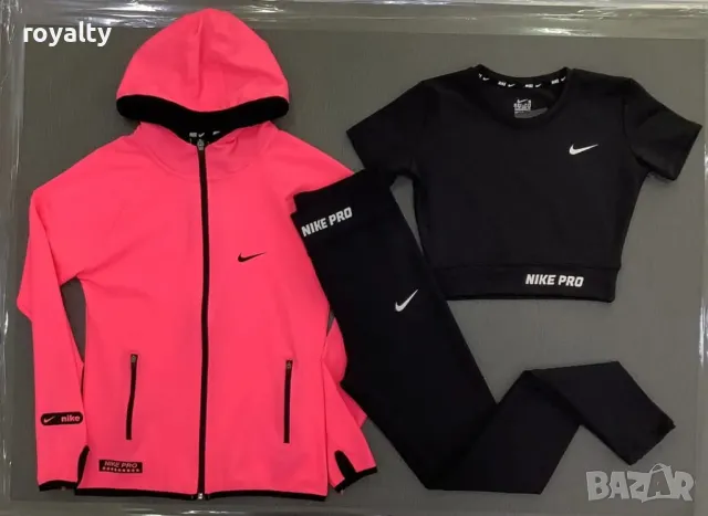Nike дамски комплекти 3 части Различни цветове , снимка 2 - Комплекти - 49671887