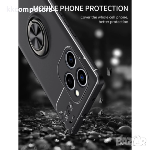 Huawei Honor 60 SE Удароустойчив Ring Holder Калъф и Протектор, снимка 5 - Калъфи, кейсове - 52581502