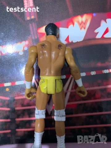 Екшън фигура WWE Alberto del Rio Алберто дел Рио Mattel basic series yellow, снимка 7 - Фигурки - 48508986