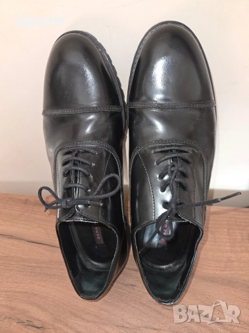 Черни официални мъжки обувки Зара , снимка 5 - Официални обувки - 52941853