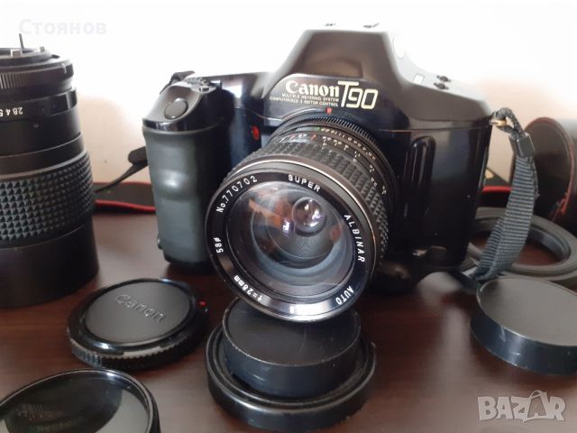 Фотоапарат Canon T90 Japan, снимка 17 - Фотоапарати - 46469978