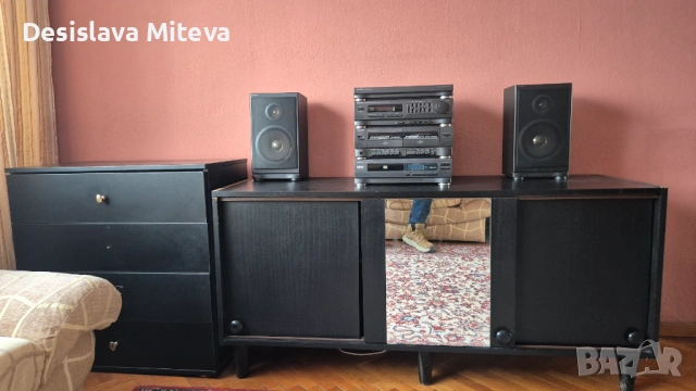 Гардероб с огледало, комод и скрин, снимка 2 - Гардероби - 53040316