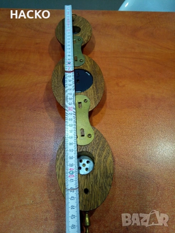 Метеорологична Станция,Термометър,Барометър,Влагомер,Махагонова Поставка Внос от Нидерландия , снимка 10 - Други - 53274598