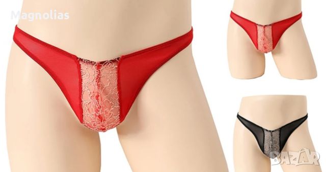 Мъжки секси прашки G-String  limited Black  Red , снимка 5 - Бельо - 46571828