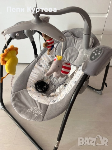 Електрическа люлка шезлонг, снимка 4 - Детски люлки - 52646679