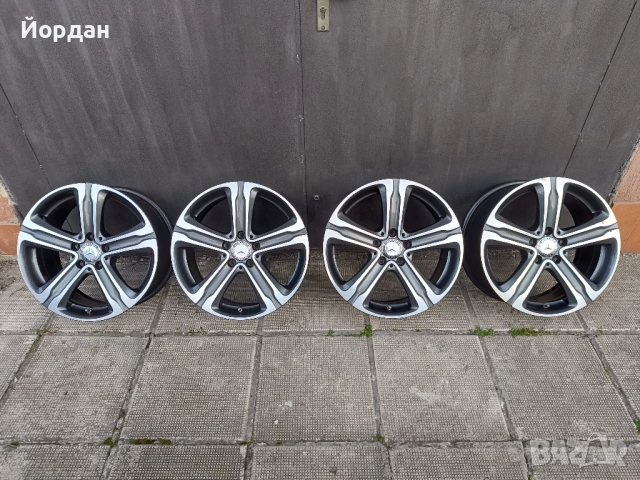 ОРИГИНАЛНИ джанти 18 ' цола 5x112 МЕРЦЕДЕС / MERCEDES BENZ ET38 8J + датчици, снимка 4 - Гуми и джанти - 54200716