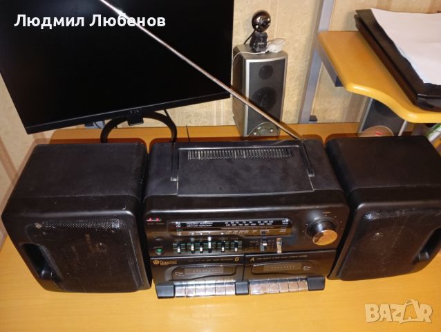 Радиокасетофон с отделящи се тонколони , снимка 4 - Радиокасетофони, транзистори - 46372421