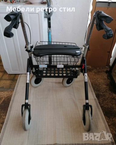 Проходилка за възрастни хора до 130 кг.Регулиране височината на дръжките. Спирачки на задните колела, снимка 7 - Други - 52390404