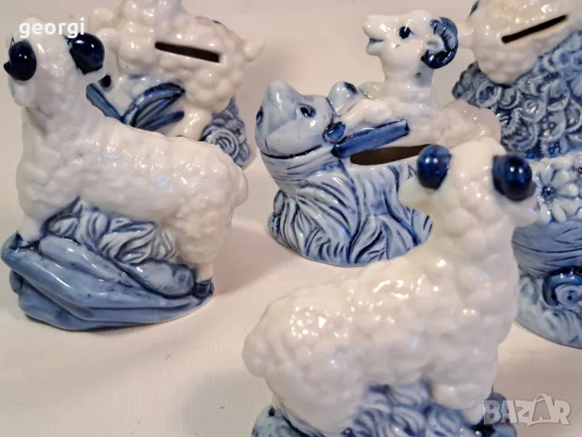 колекция порцеланови фигурки на овни касичка 25/3, снимка 7 - Колекции - 50141049