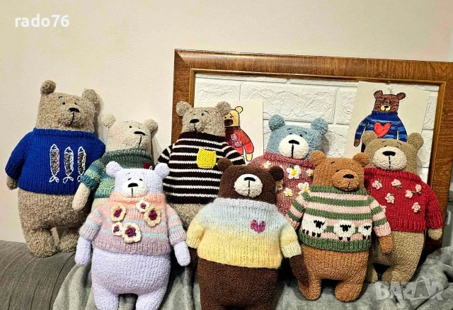 Ръчно Плетени мечета handmade 