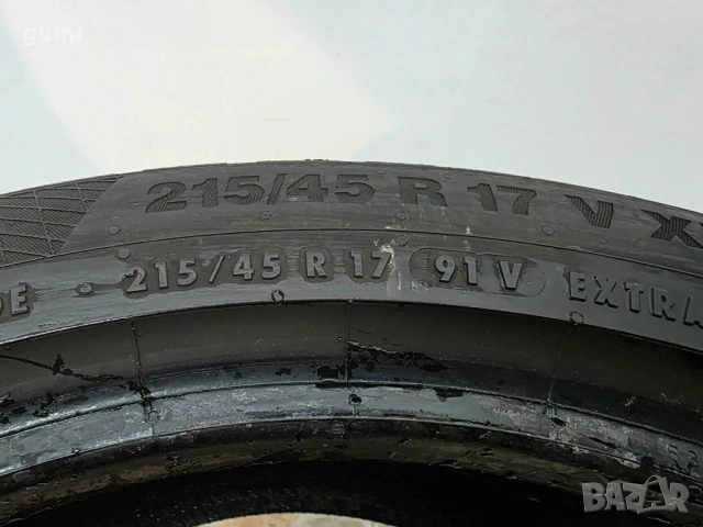 2бр зимни гуми 215/45/17 CONTINENTAL L04781 , снимка 4 - Гуми и джанти - 53245576