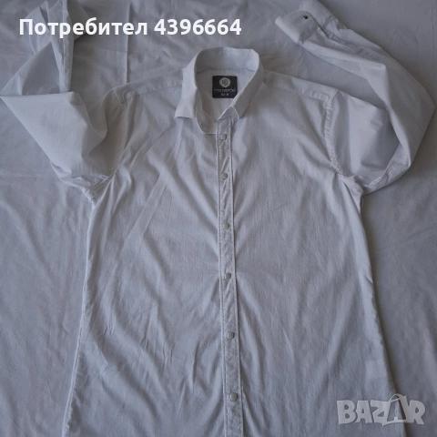 мъжка юношеска бяла ризка, снимка 4 - Спортни дрехи, екипи - 51645004