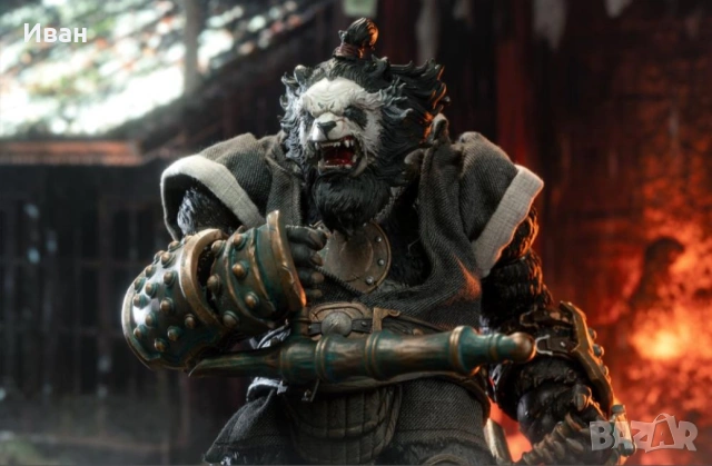 Фигурка на Черната Панда Ян / Black Panda Brother Yang от Планетата на зверовете !, снимка 4 - Фигурки - 53658386