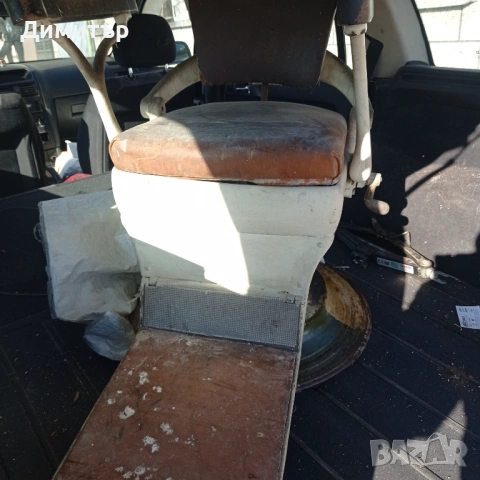 Антикварен механичен зъболекарски стол , снимка 5 - Антикварни и старинни предмети - 53578141