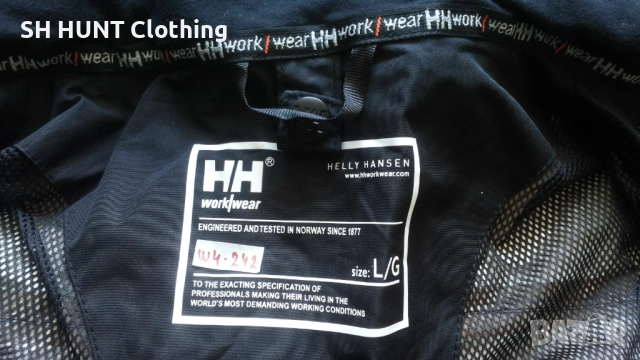 HELLY HANSEN 71043 Manchester Waterproof Shell Jacket Work раз L работно яке водонепромокаемо W4-242, снимка 14 - Якета - 52001889