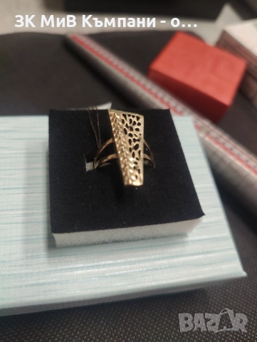 Златен пръстен пиано 3.2гр 14к 54 размер