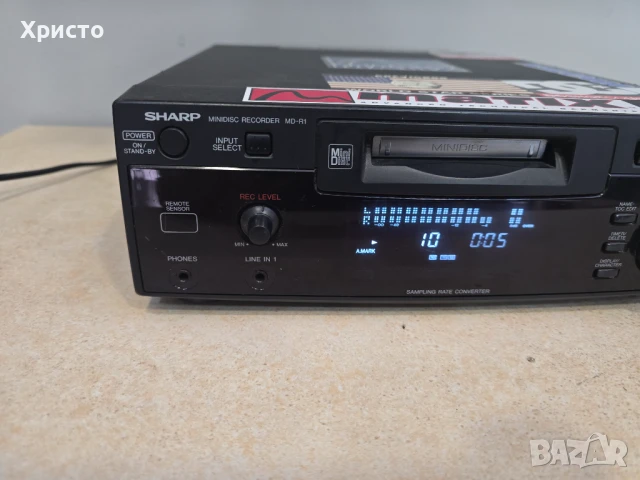 🔊💿 Sharp MD-R1 MiniDisc Recorder 💿🔊, снимка 3 - Аудиосистеми - 50793059