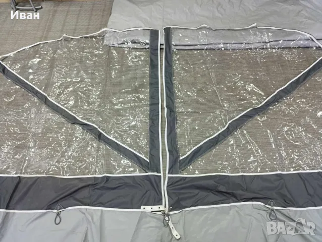 Панорамна тента(форселт) за каравана Isabella Sunshine. Размер: 1050см (1036-1060)см земя-земя, снимка 17 - Палатки - 49664482