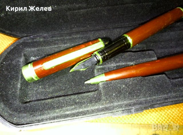 ALEXANDER ® Fine writing instruments ЛУКСОЗЕН КОМПЛЕКТ ПОЗЛАТЕНИ ПИСАЛКА и ХИМИКАЛКА 47079, снимка 6 - Други ценни предмети - 46774751