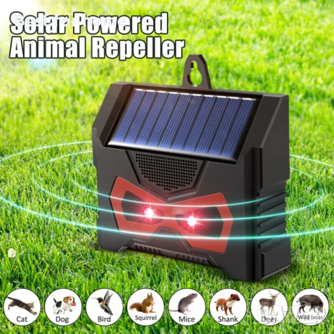 Ултразвуков, соларен, звуков репелент за контрол на вредители , снимка 7 - Други - 50502771